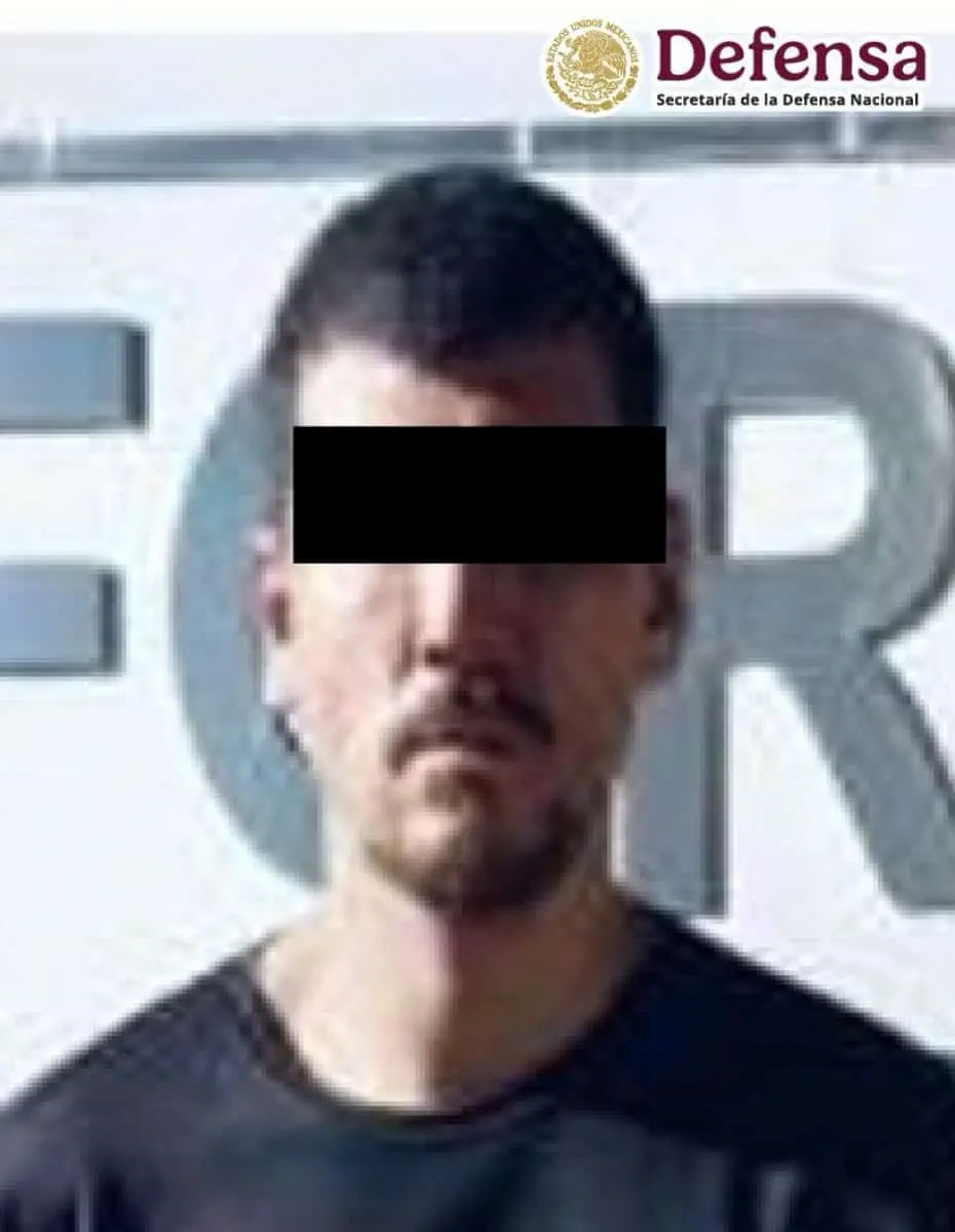 Uno de los detenidos en Culiacán.