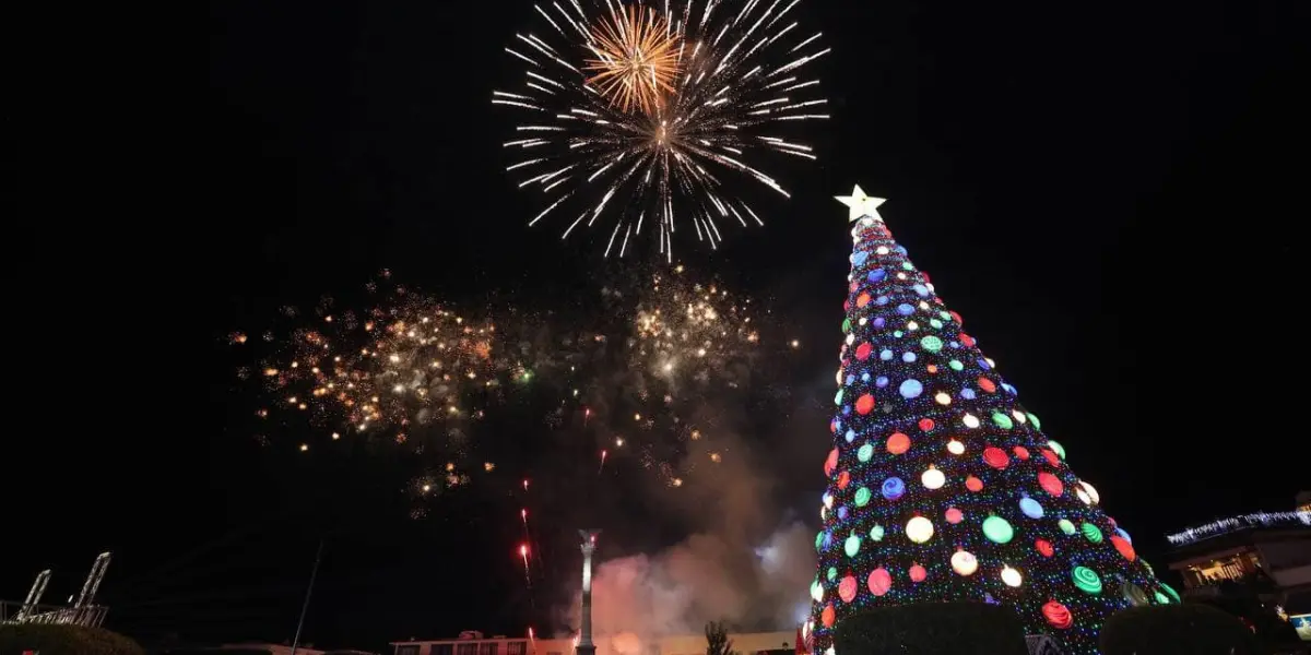 Gran espectáculo en el inicio del Festival Navideño Alegría Contigo 2024. Foto: Cortesía