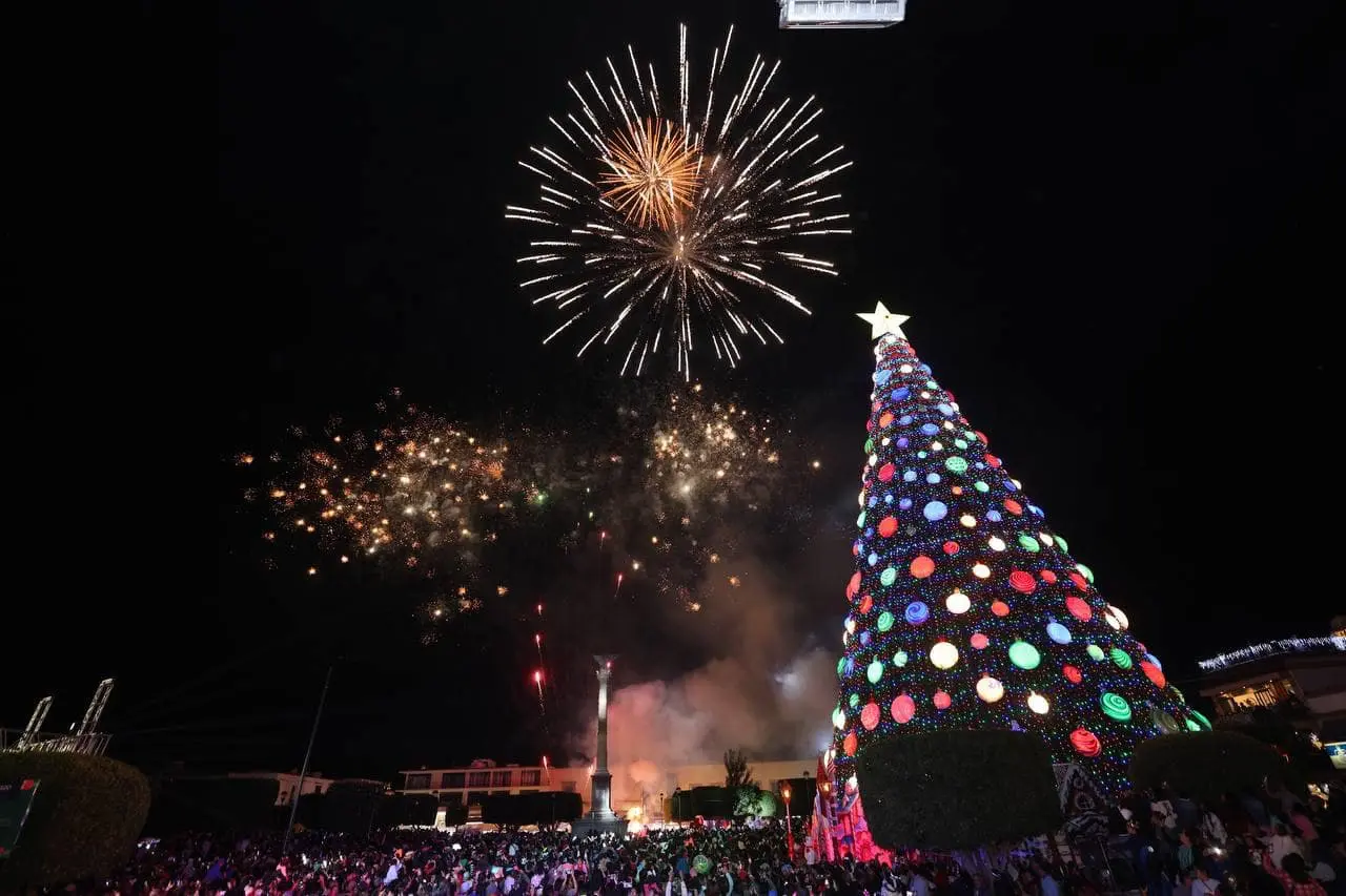 Gran espectáculo en el inicio del Festival Navideño Alegría Contigo 2024. Foto: Cortesía