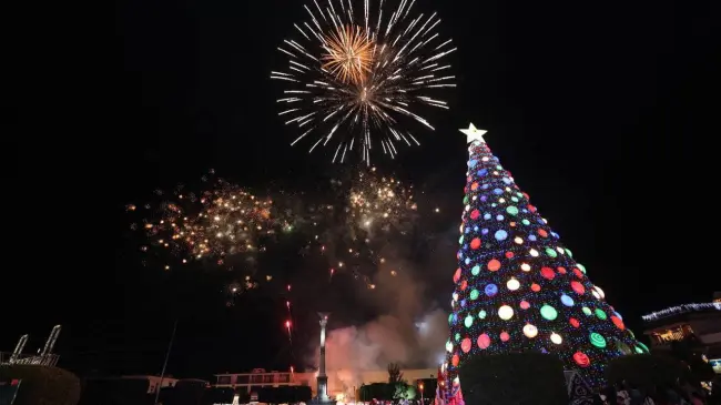 Gran espectáculo en el inicio del Festival Navideño Alegría Contigo 2024. Foto: Cortesía