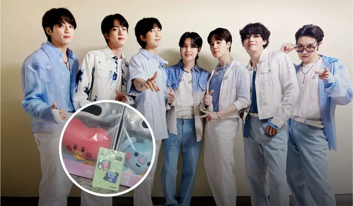 Los detalles una promoción de peluches BT21 en OXXO Gas de Monterrey. Foto: Disney-Cortesía