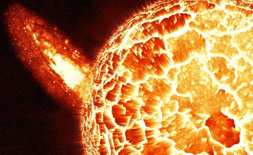 Tormenta solar 14 de junio 2025 No representa un peligro grande para la Tierra. Foto: NASA