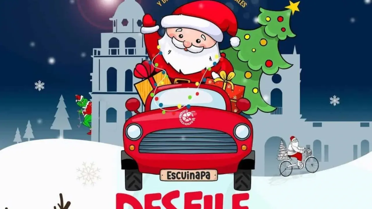 Desfile Navideño 2024 en Escuinapa, acude a pasar un rato agradable. Foto: Cortesía