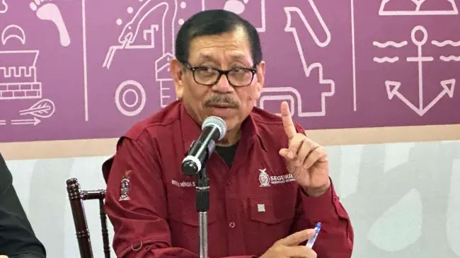 El Secretario de Seguridad en Sinaloa, Gerardo Mérida Sánchez.
