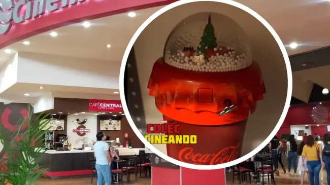 El vaso navideño de Coca Cola que venderá Cinemex viene con música. Foto: Coleeccionando-Cortesía