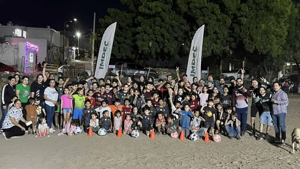 IMDEC lleva alegría y actividad física a la colonia Progreso en la capital sinaloense.