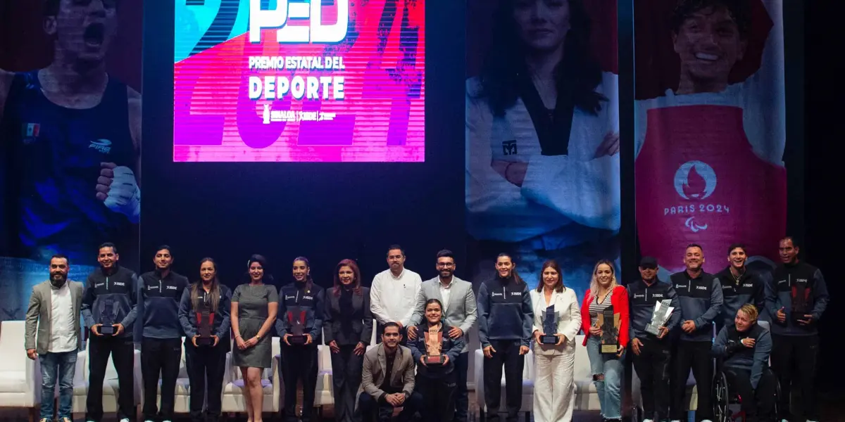 Galardonados con el Premio Estatal del Deporte 2024.