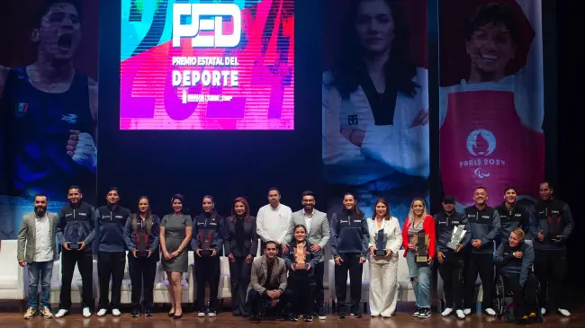 Galardonados con el Premio Estatal del Deporte 2024.