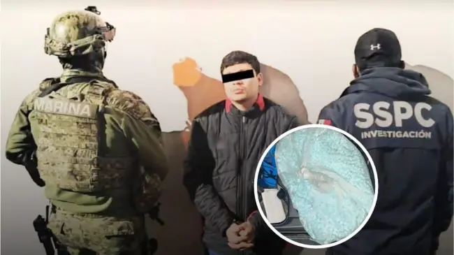Al detenido se le vincula con una célula delictiva dedica a confeccionar y elaborar pastillas de fentanilo en Culiacán.