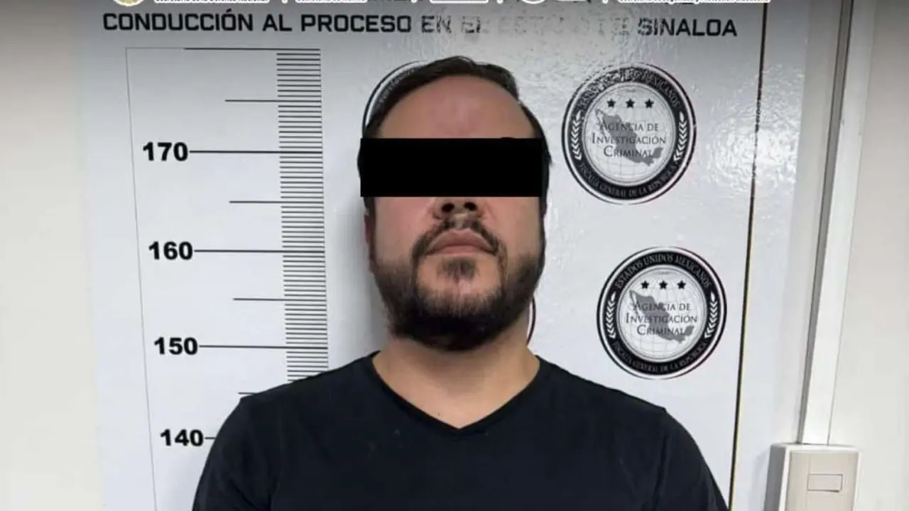 Jehonany Alexander, alias El Quinientos, arrestado durante un operativo en Culiacán. Foto: Cortesía