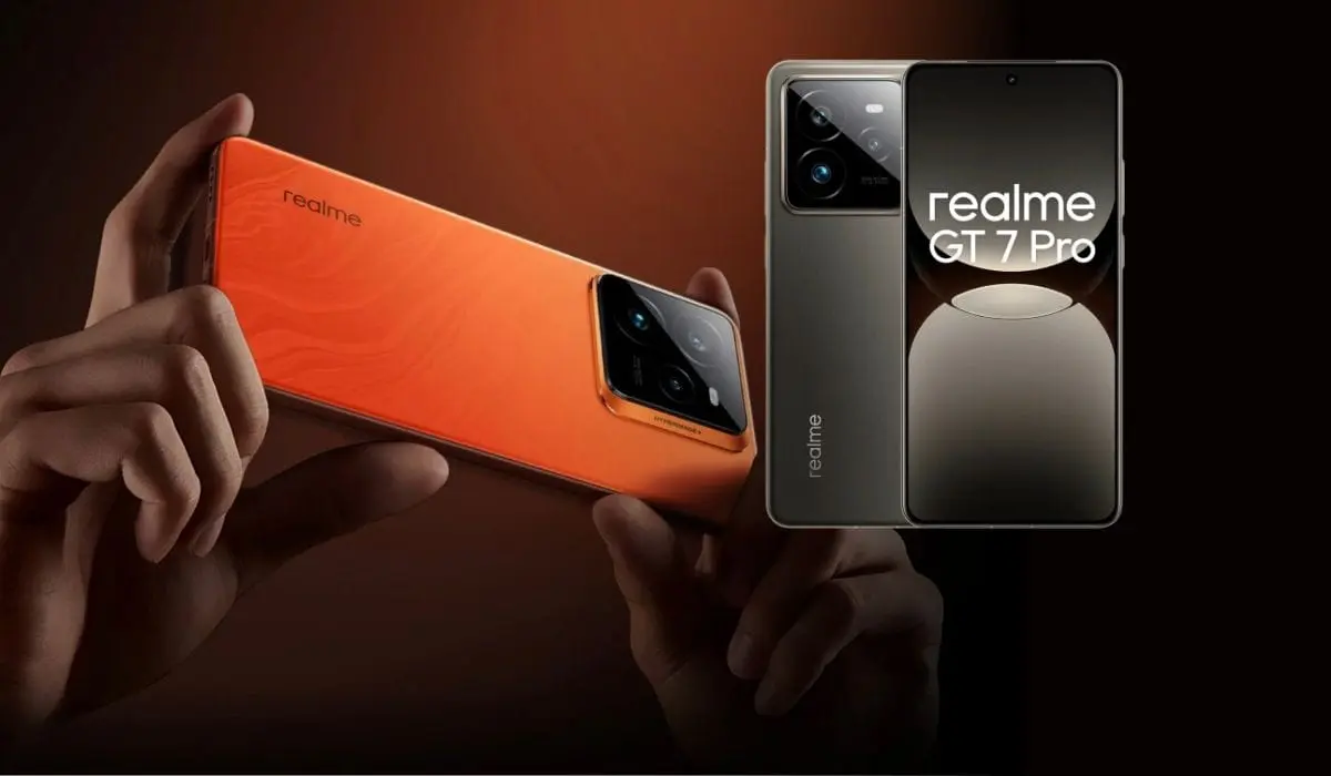 Realme GT7 Pro con sistema de cámaras que se pueden meter al agua. Foto: Cortesía