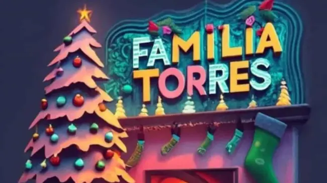 Busca tu apellido en 3D al estilo de Navidad, vale la pena conservarlo. Foto: Cortesía