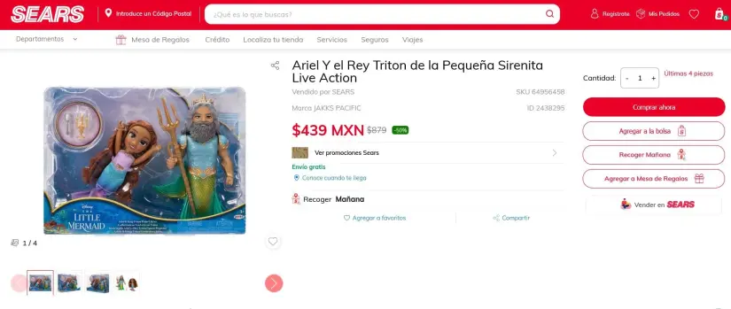 Ofertas de juguetes en la Venta Especial de Sears 2024