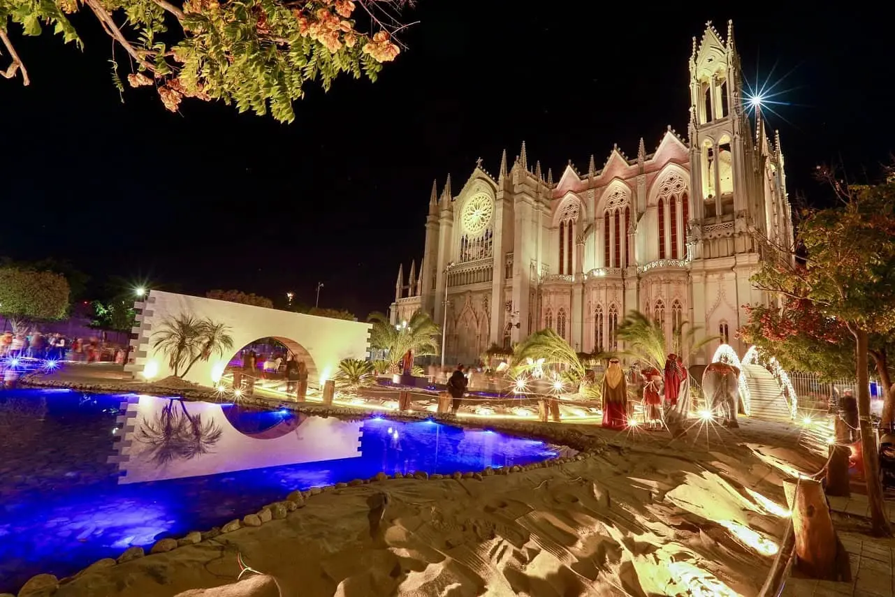 Inauguran el Nacimiento de León, es el más grande de todo el país. Foto: Cortesía