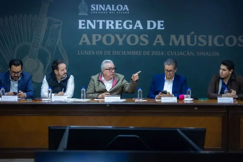 Apoyo económico a músicos en Sinaloa