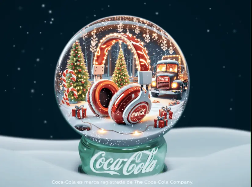 Globo de Navidad de Coca Cola 2024