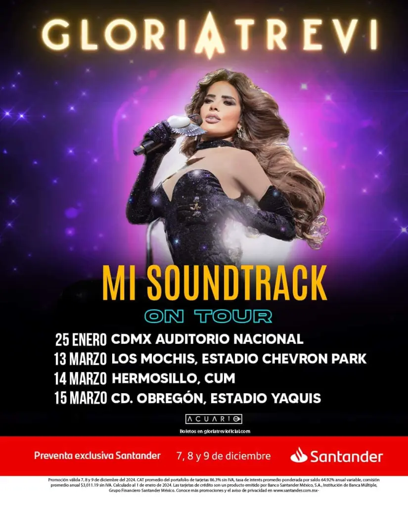 Concierto de Gloria Trevi en Los Mochis, Sinaloa.