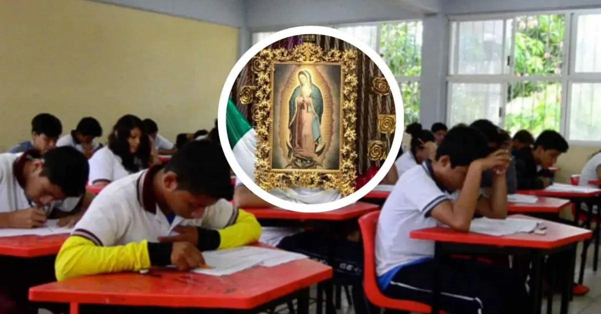 ¿Habrá suspensión de clases el 12 de diciembre, Día de la Virgen de Guadalupe?