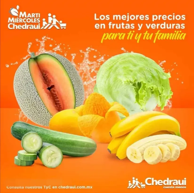 Martimiércoles de Chedraui: ofertas en frutas y verduras del 10 y 11 de diciembre
