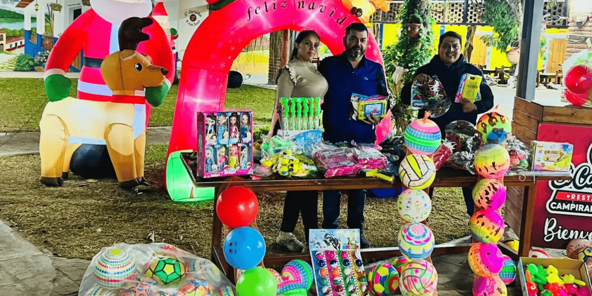 Con el Mega Jugueton, los niños de Navolato y sus alrededores podrán pasar una feliz Navidad. Foto: Cortesía.