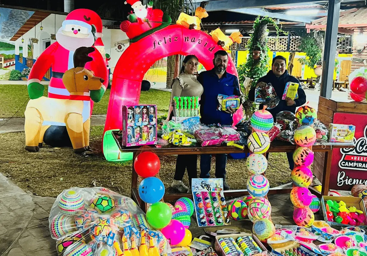 Con el Mega Jugueton, los niños de Navolato y sus alrededores podrán pasar una feliz Navidad. Foto: Cortesía.