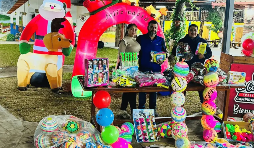 Con el Mega Jugueton, los niños de Navolato y sus alrededores podrán pasar una feliz Navidad. Foto: Cortesía.