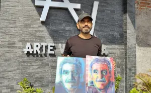 Jaime Vizcarra, un pintor autodidacta en Tierra Blanca que encontró su pasión en el arte