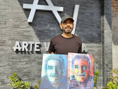 Jaime Vizcarra, un pintor autodidacta en Tierra Blanca que encontró su pasión en el arte