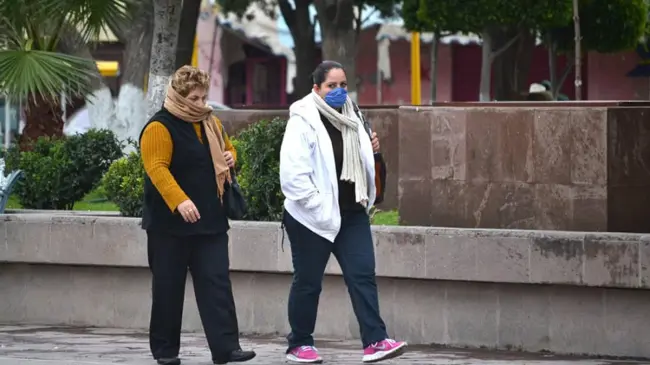 Listado de estados afectados por el Frente Frío 14 .