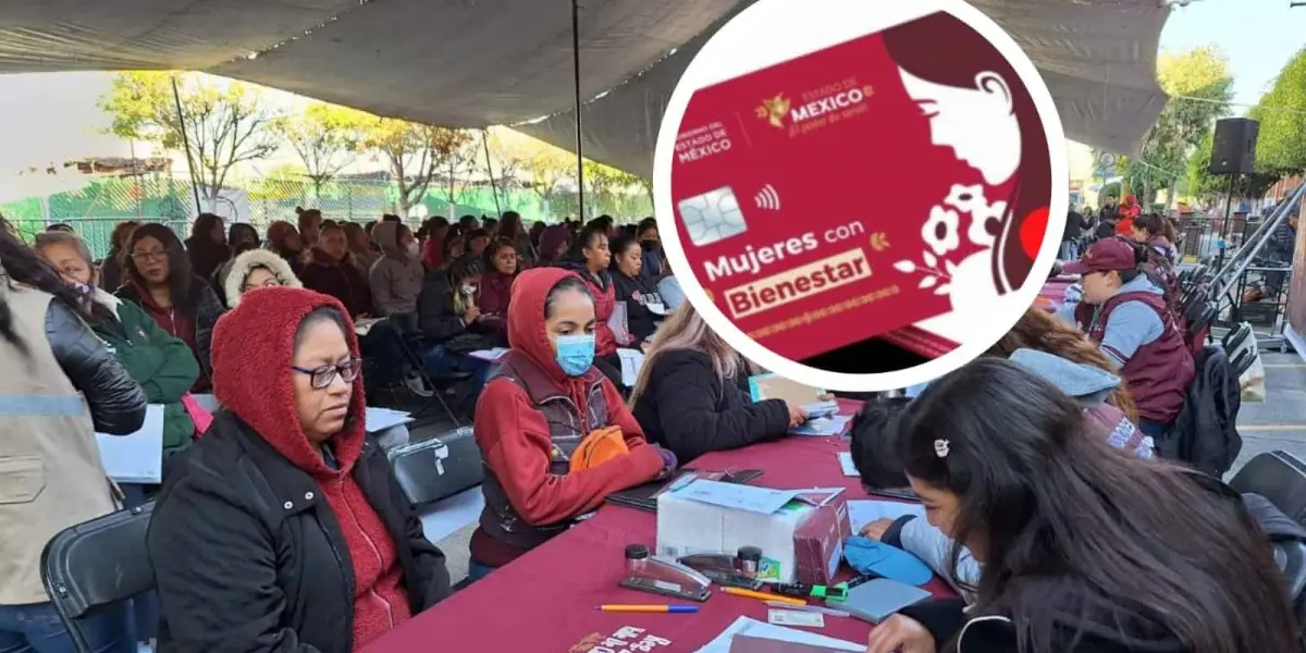 Mujeres con Bienestar Estado de México es para las jefas de familia. Foto: Cortesía