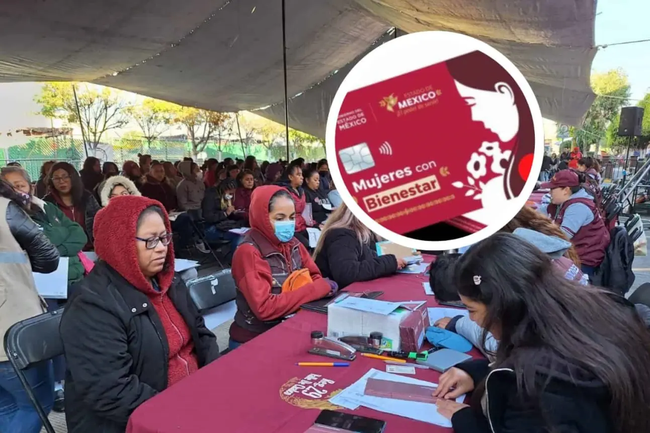 Mujeres con Bienestar Estado de México es para las jefas de familia. Foto: Cortesía