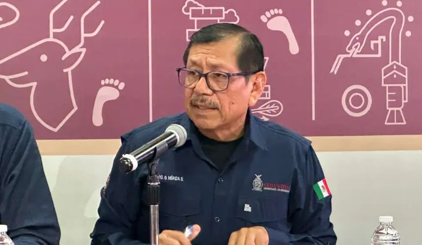 Secretario de Seguridad Pública de Sinaloa, Gerardo Mérida Sánchez.