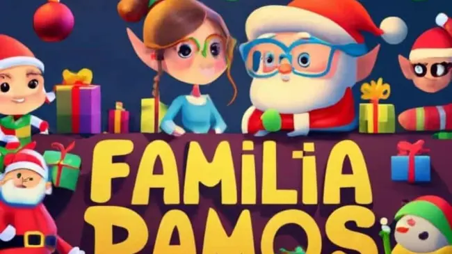 Fotos con temática de Navidad de apellidos de familias, creados usando IA. Foto: Cortesía