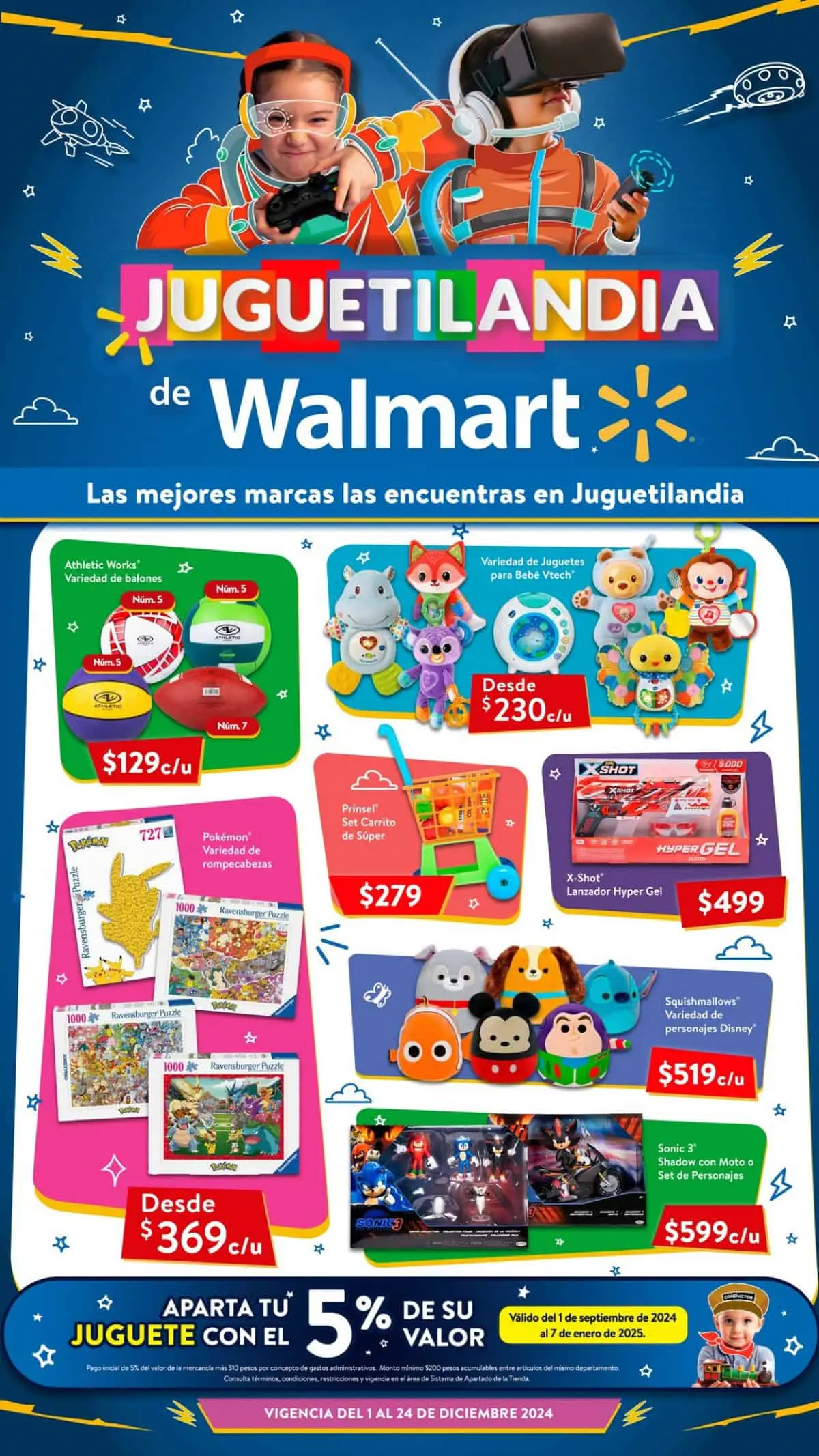 Aprovecha las ofertas de Juguetilandia para los regalos navideños. Imagen: Walmart