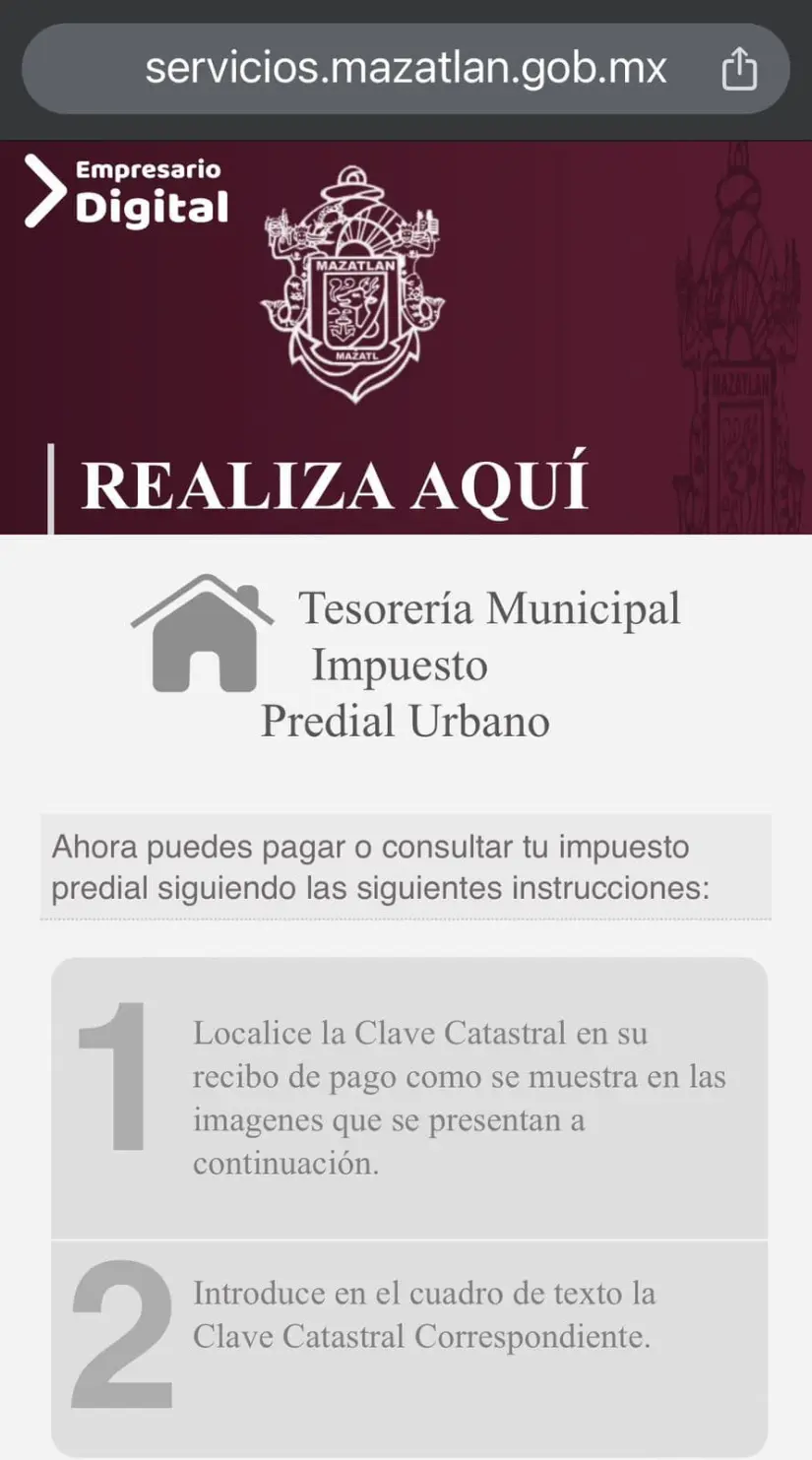 Pago del predial