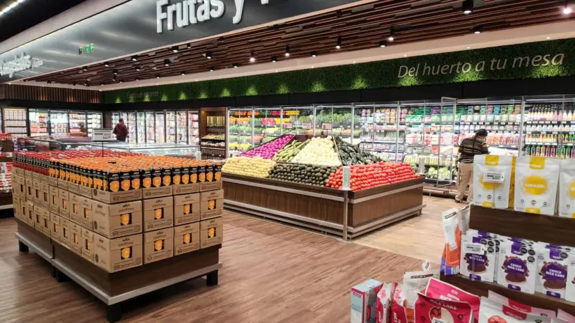Así luce el interior de la Fresh Market La Primavera