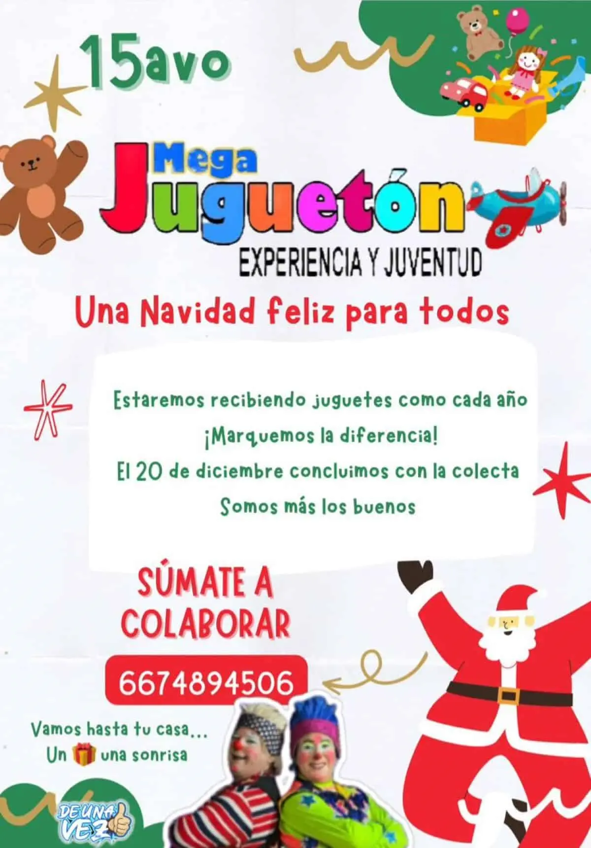 Participa en el Megajuguetón de Navolato haciendo donativos de juguetes