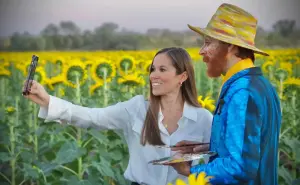 Llénate de energia visitando el Campo de girasoles en el pueblo Mágico de Mocorito