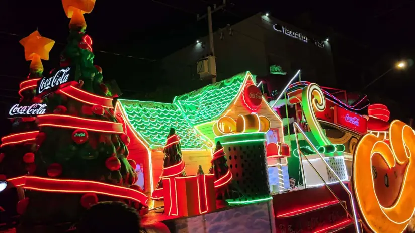 La Caravana Coca Cola de CDMX estaba programada para el domingo 15 de diciembre. Foto: Juan Carlos