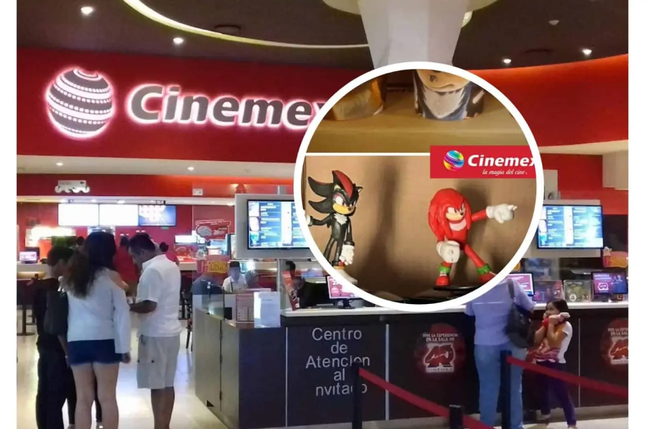 Cinemex tendrá un combo especial por el estreno de Sonic 3. Foto: Cortesía-Vasos de Cine y C.