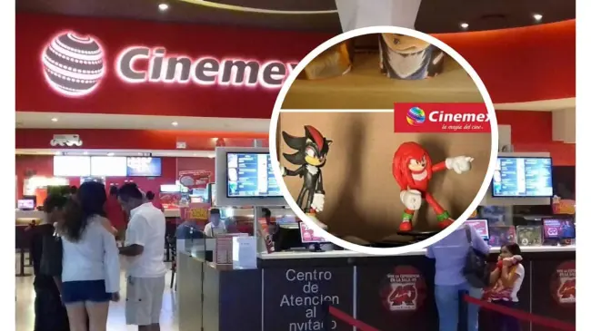 Cinemex tendrá un combo especial por el estreno de Sonic 3. Foto: Cortesía-Vasos de Cine y C.