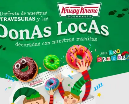 ¡Donas Kocas de Navidad en Krispy Kreme! Sólo el 14 y 15 de diciembre