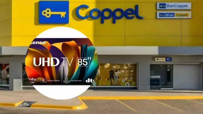 Esta pantalla Hisense tiene resolución 4K y tecnología LED.