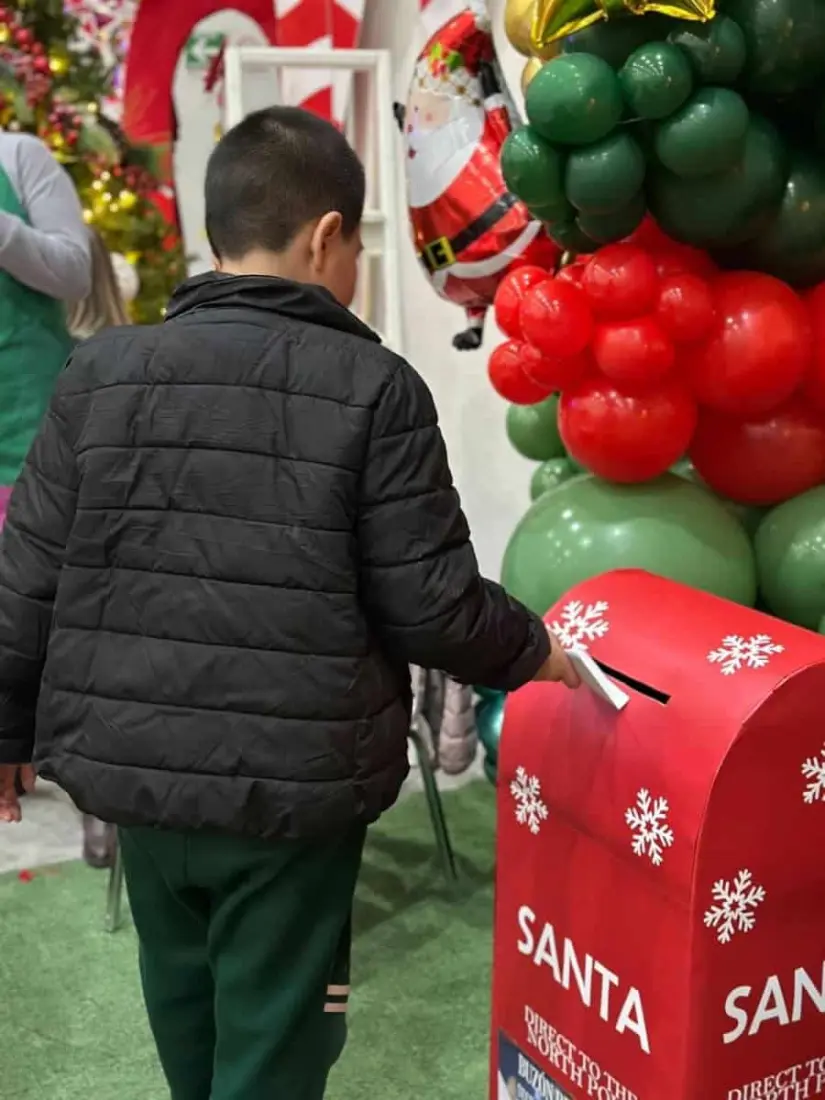 Buzón para dejar la carta a Santa.