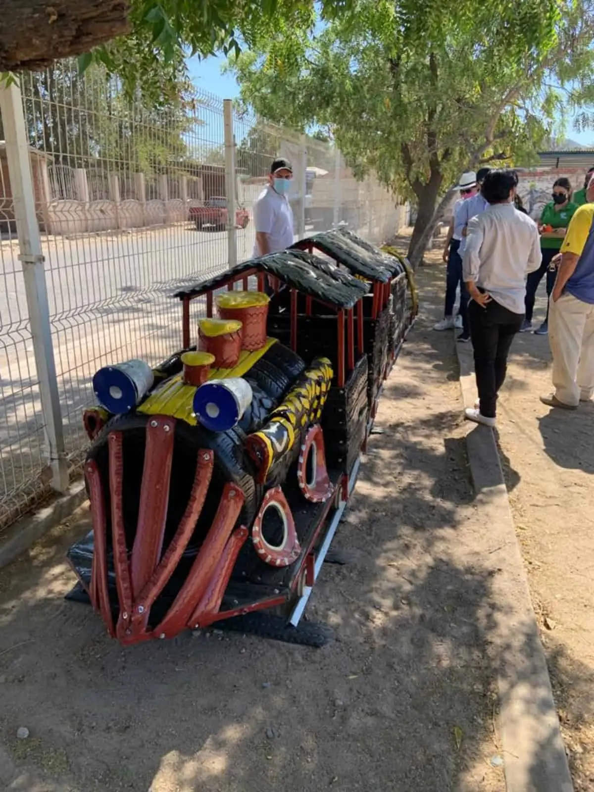 El cuarto lugar instaló su juego en un parque de la colonia Loma de Rodriguera. Foto: Parques Alegres