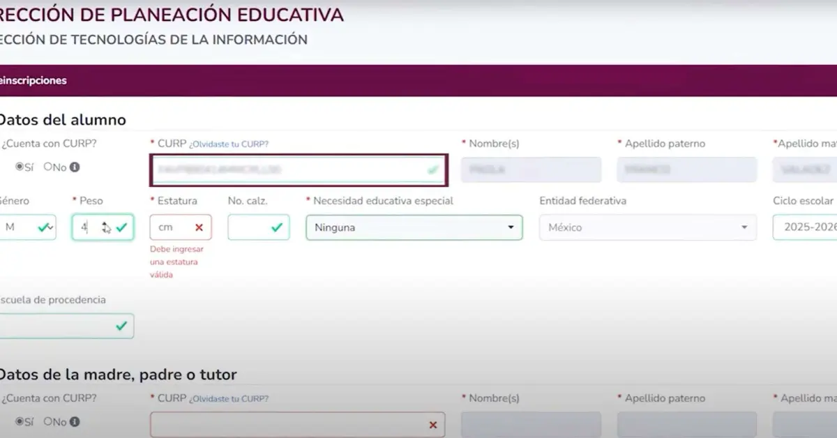 Tutorial para que padres de familia con hijos en preescolar, primaria y secundaria preiscriban a sus hijos en línea 