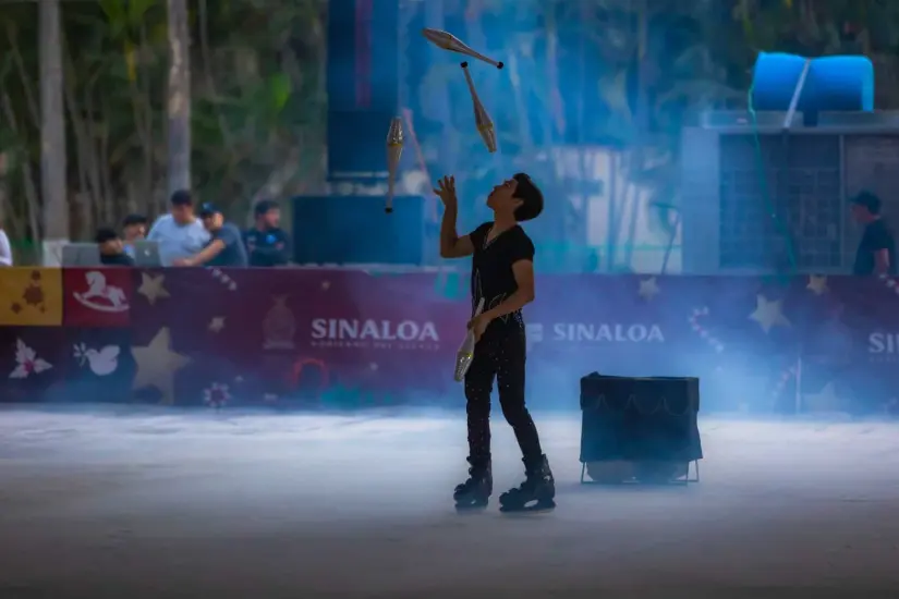 Un gran show se realizó sobre la pista de hielo