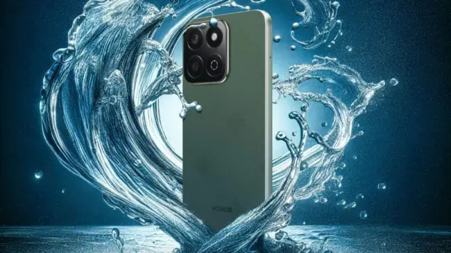 Honor X7C con pantalla de 6,7 pulgadas muy resistente a caídas y golpes. Foto: Cortesía
