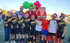 Leones FC celebra la Navidad con alegría y diversión para sus pequeños futbolistas