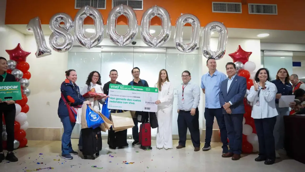 Reciben al pasajero 1 millón 800 mil en el aeropuerto de Mazatlán.